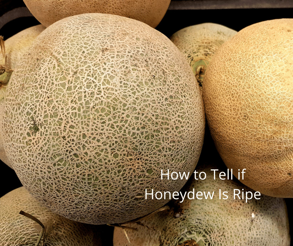 How to Tell If Honeydew is Ripe
