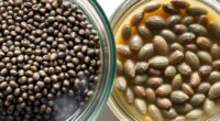chia and basil seeds