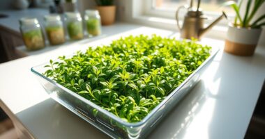 chia microgreens quick harvest