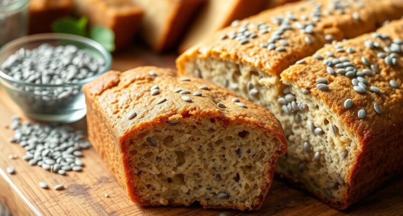 chia seeds improve gluten free baking