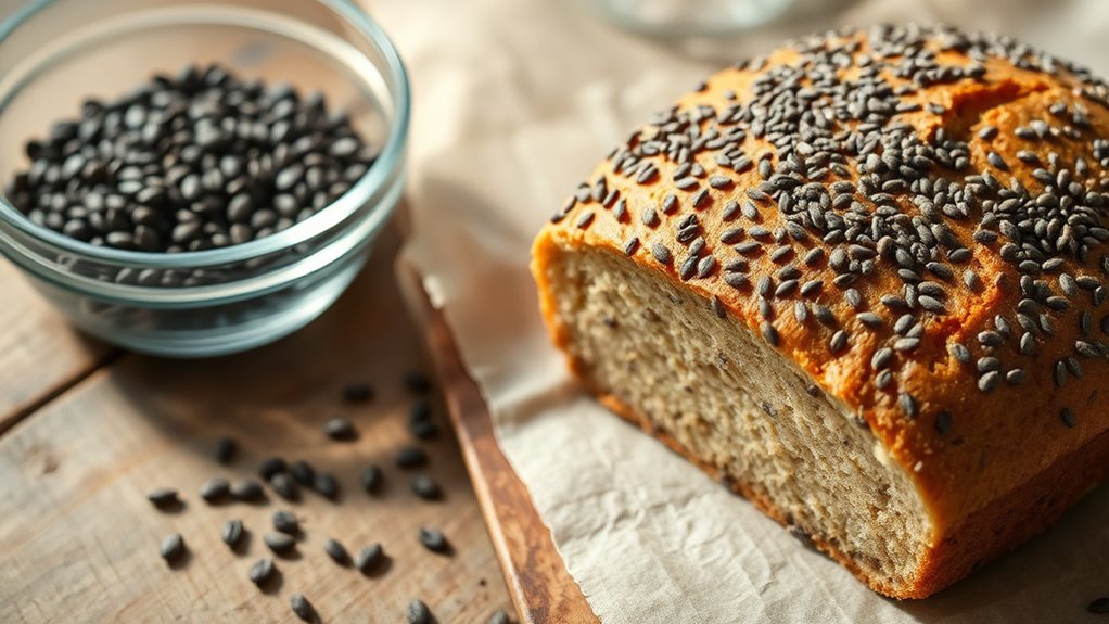 chia seeds improve gluten free baking