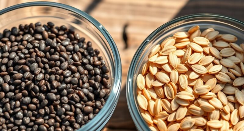 comparing nutritional benefits and health