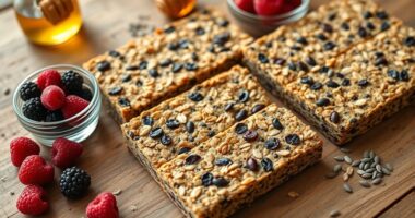 freezer friendly chia breakfast bars