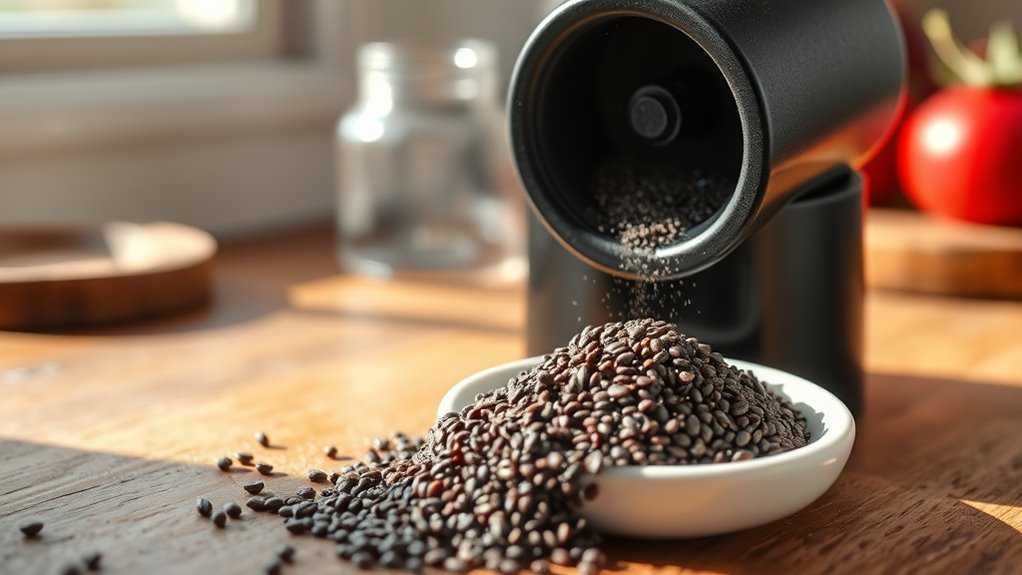 grind chia seeds fresh