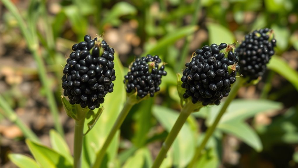 harvest seeds at proper maturity