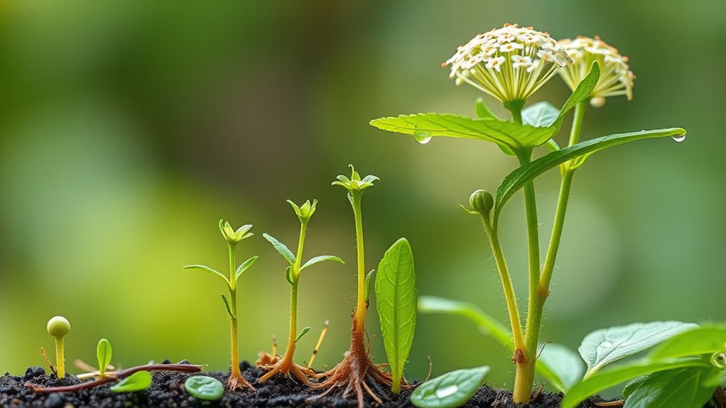 healthy organic chia growth
