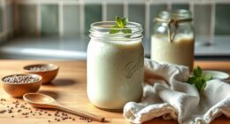 homemade probiotic chia yogurt