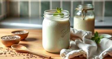 homemade probiotic chia yogurt