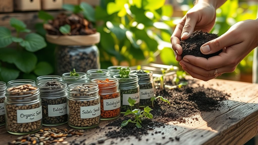 organic seed and soil preparation