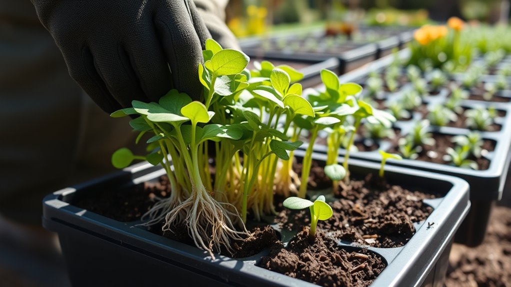 proper soil preparation and watering