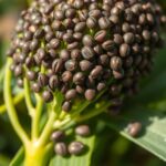 seeds turn brown fully