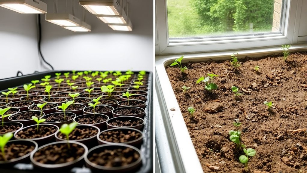 soil light plant success
