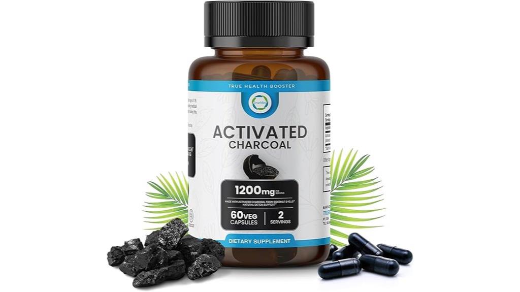 1200 mg activated charcoal