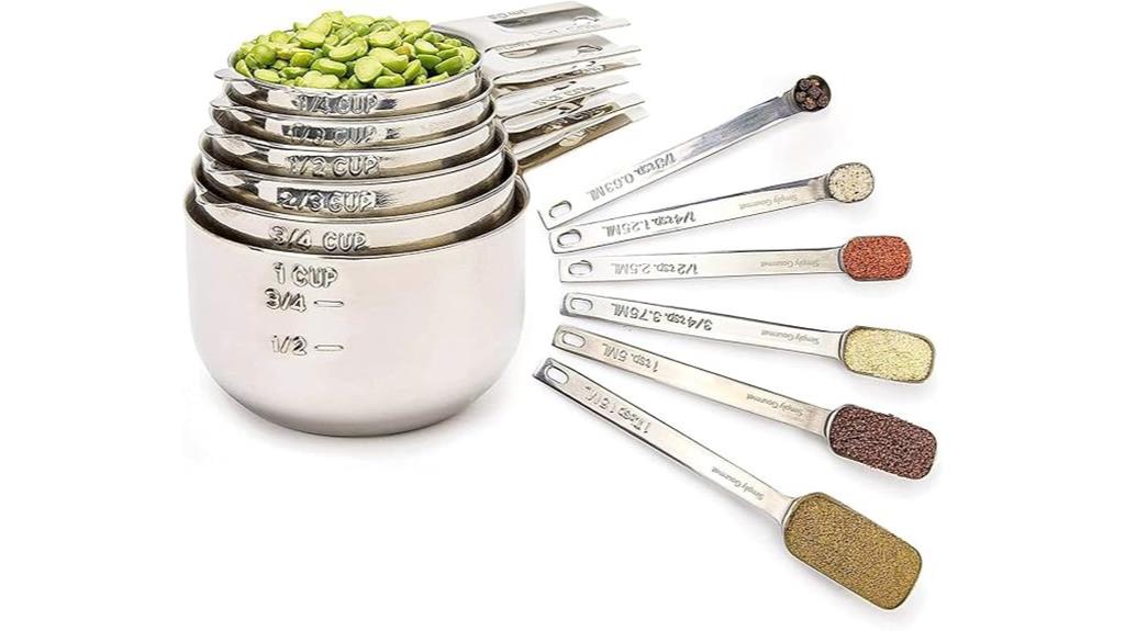 12 piece stainless steel set