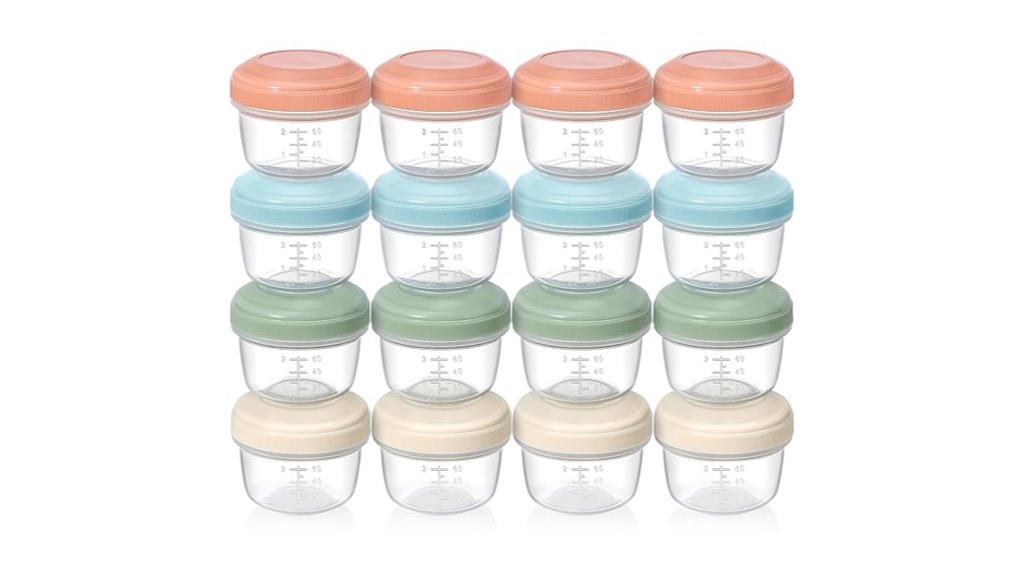 16 pack small storage containers