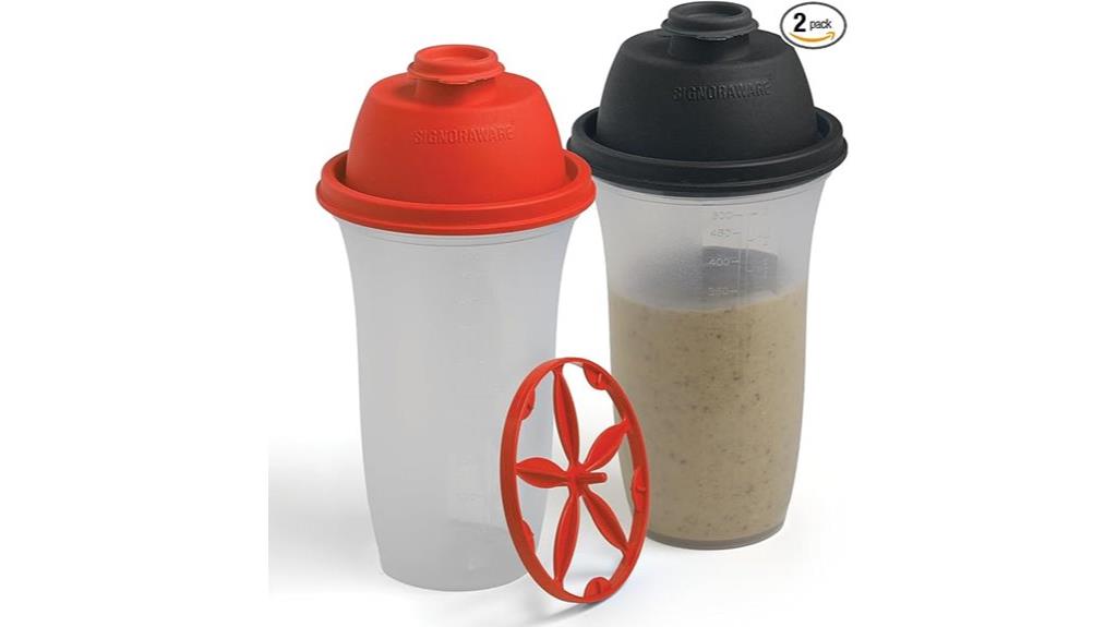 17 ounce shaker bottle pack