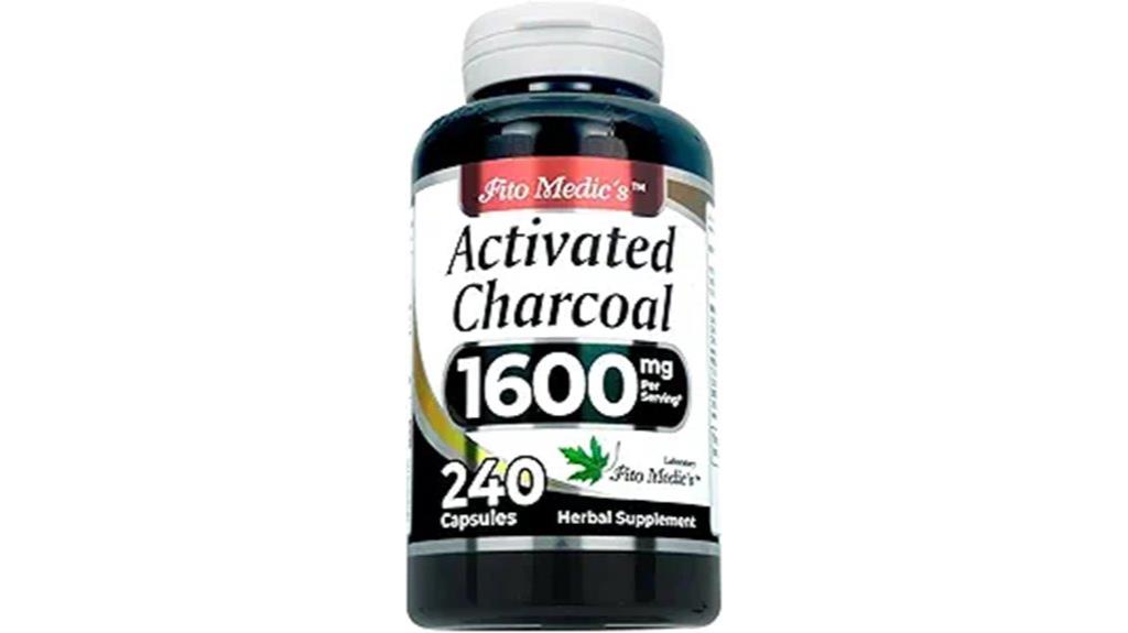 activated charcoal dietary supplement