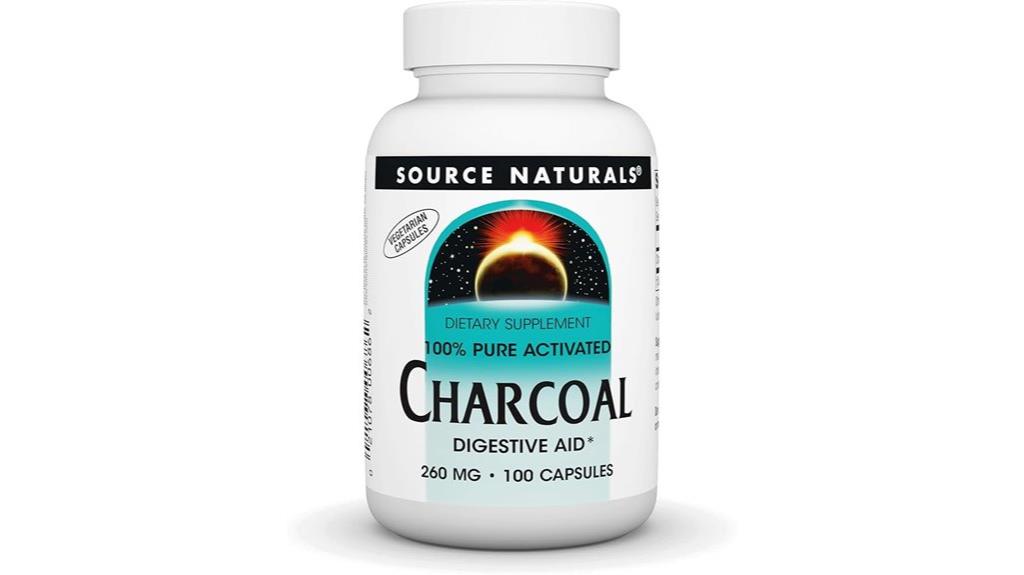activated charcoal digestive supplement