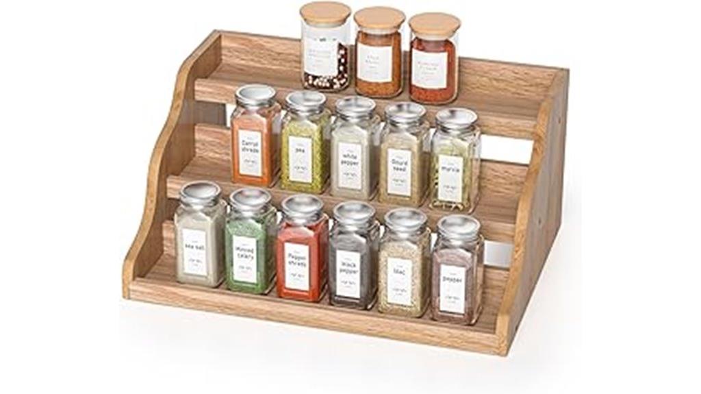 adjustable cabinet spice rack