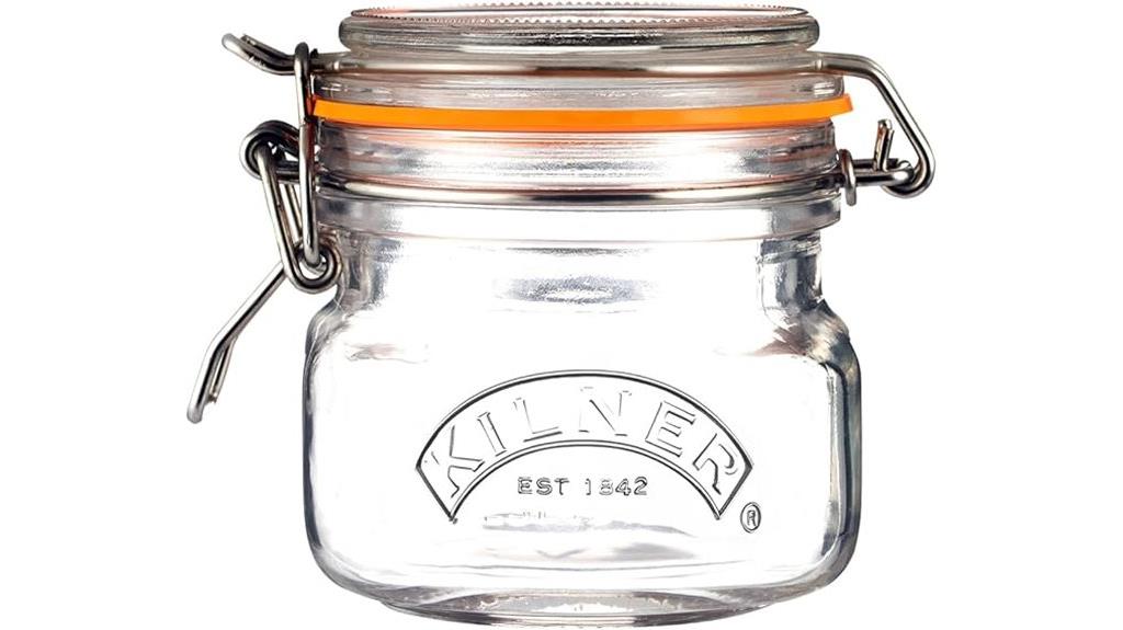 airtight 250ml glass jar