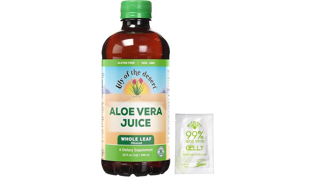aloe vera juice bottle