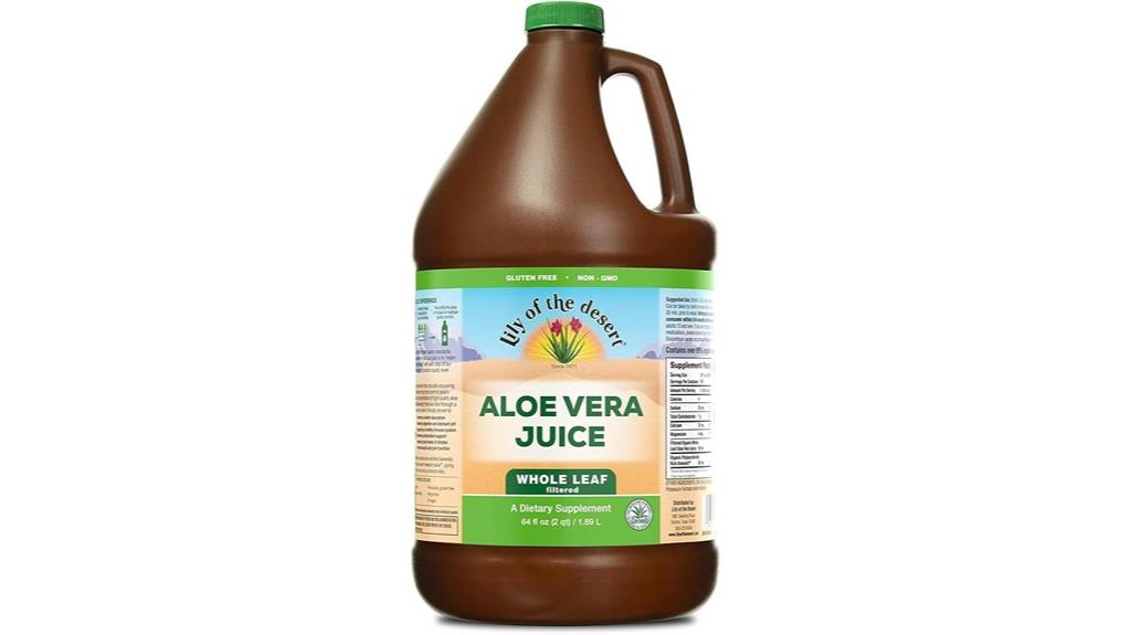 aloe vera juice bottle