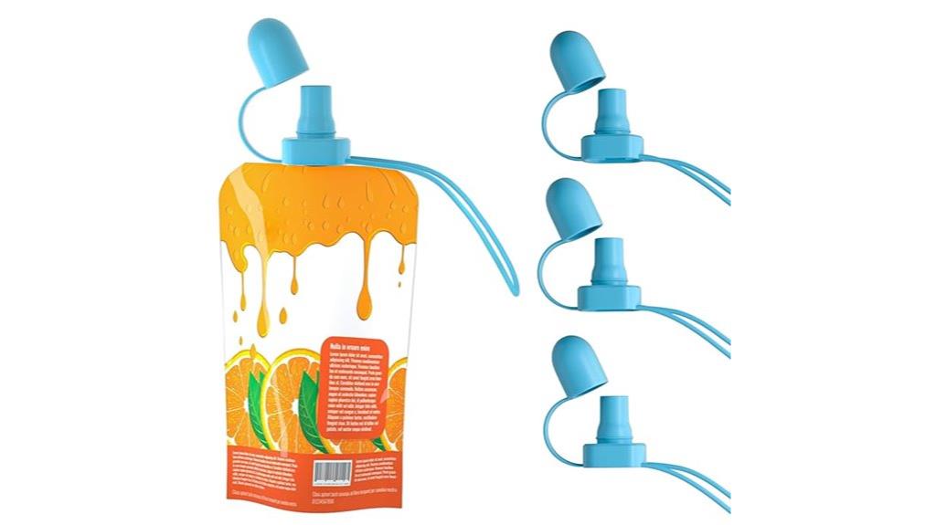 baby food pouch toppers