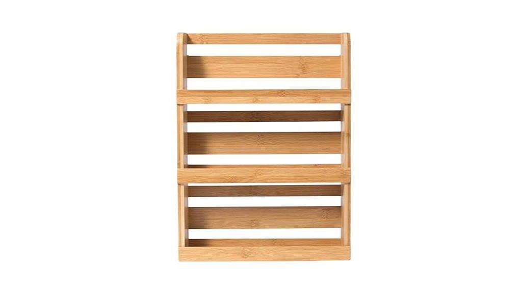bamboo 3 tier spice organizer