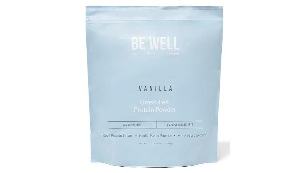 be well vanilla protein
