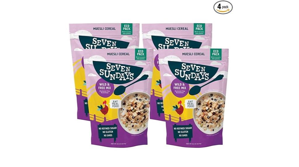 blueberry chia buckwheat cereal