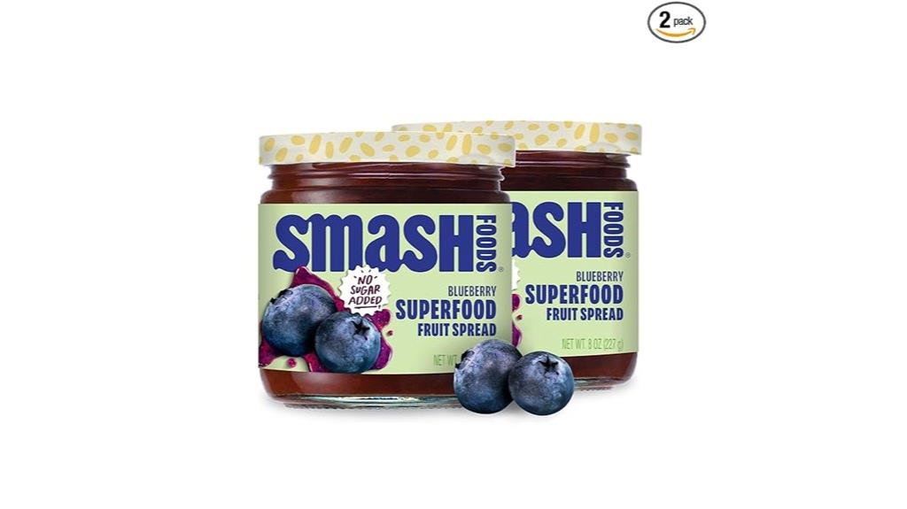 blueberry jam with chia