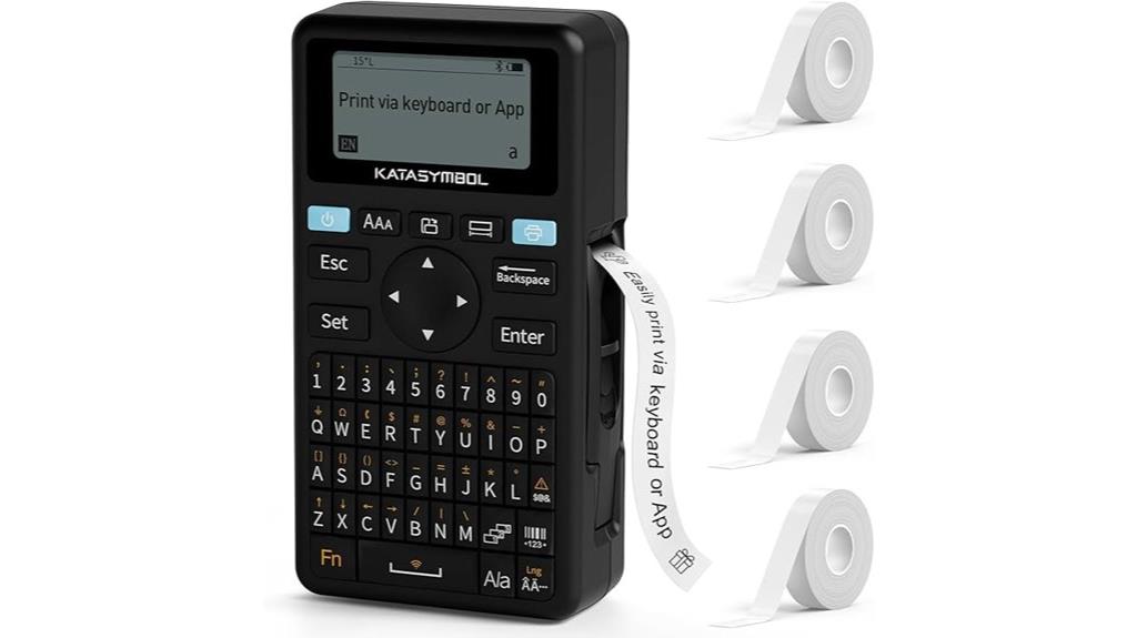 bluetooth label maker with app