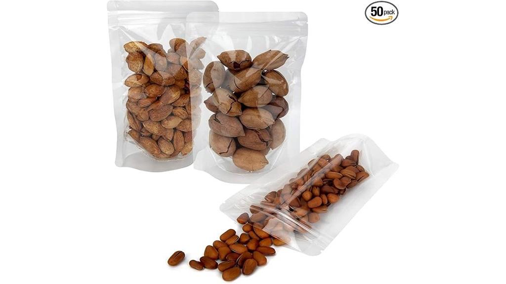bulk packaging with 50 pouches