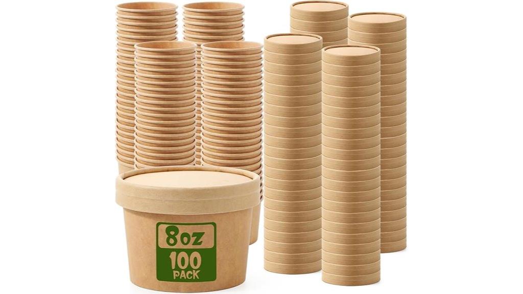 bulk paper soup containers