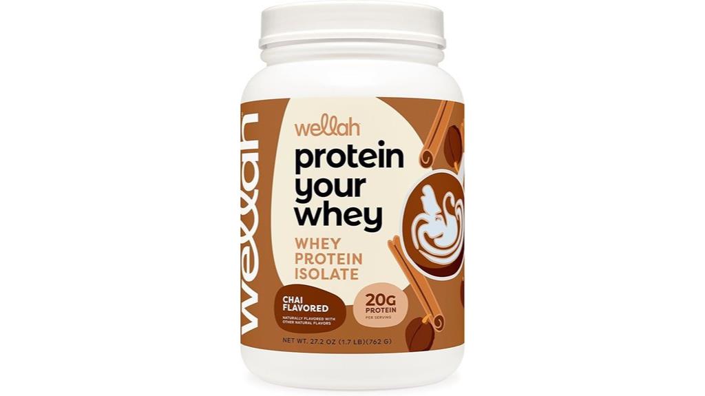 chai flavored whey protein