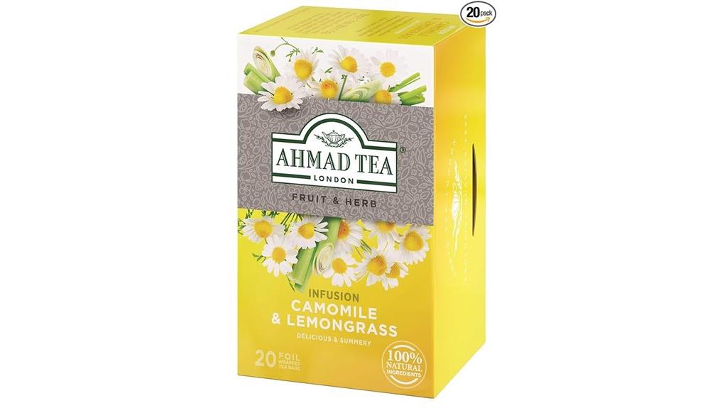 chamomile lemongrass tea bags