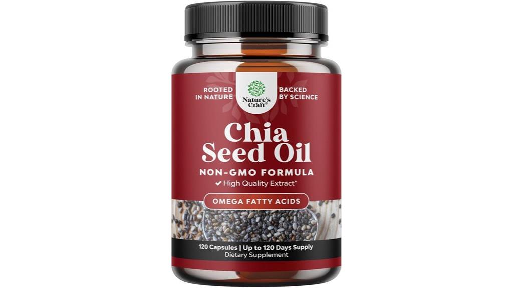 chia seed oil capsules