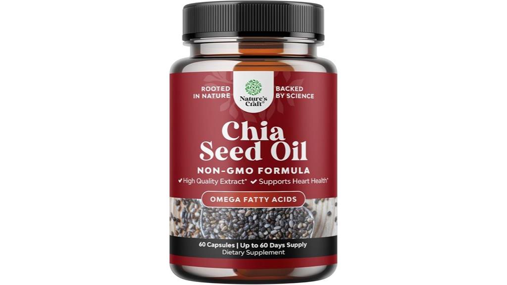 chia seed omega capsules