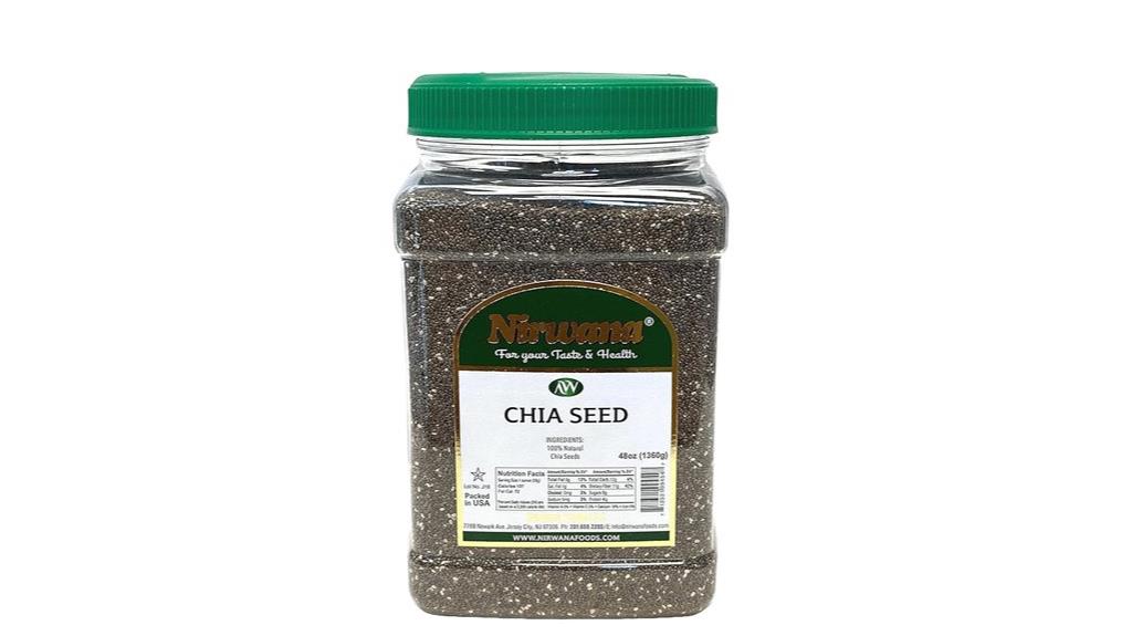 chia seeds jar