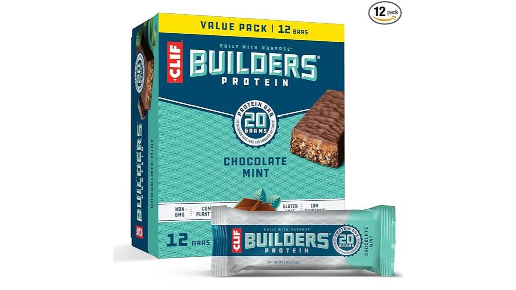 chocolate mint protein bars