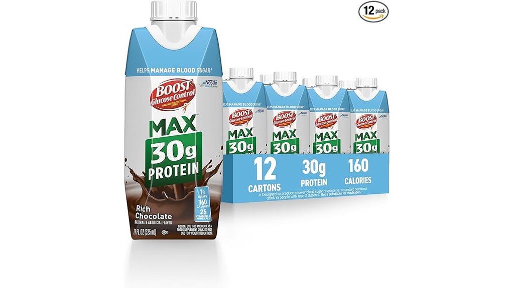 chocolate protein nutritional drink