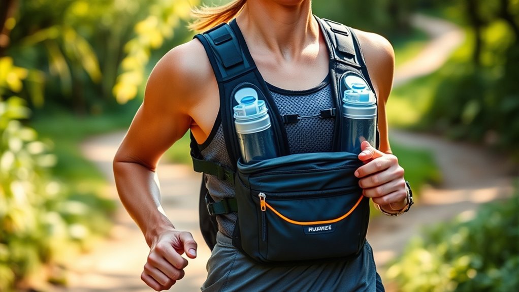 comfortable adjustable hydration vest