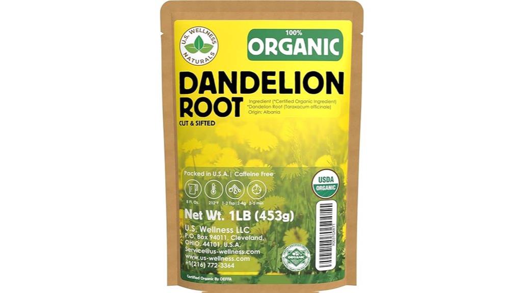 dandelion root tea 16oz