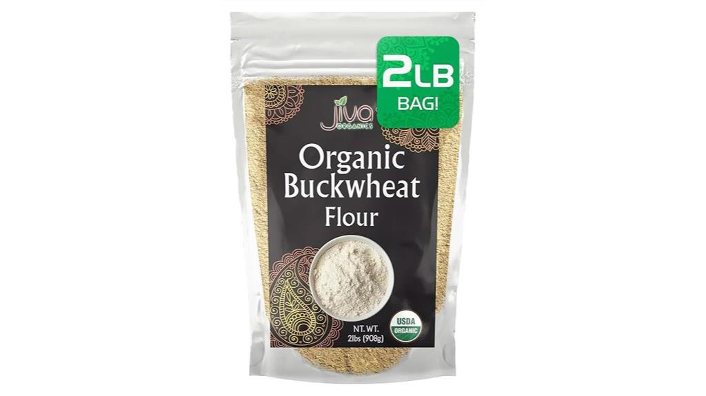 dark buckwheat flour bag
