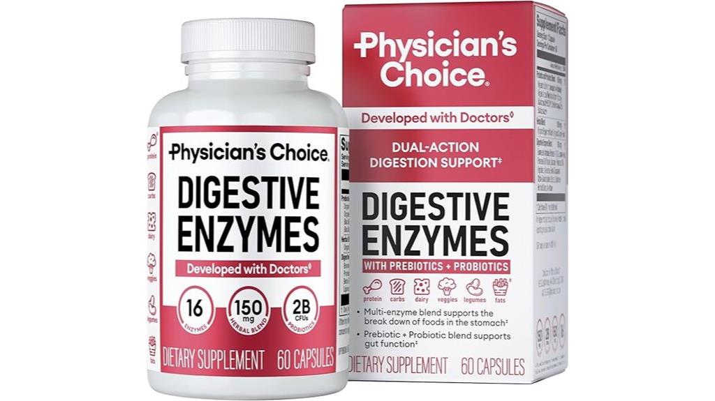 digestive enzymes supplement pack