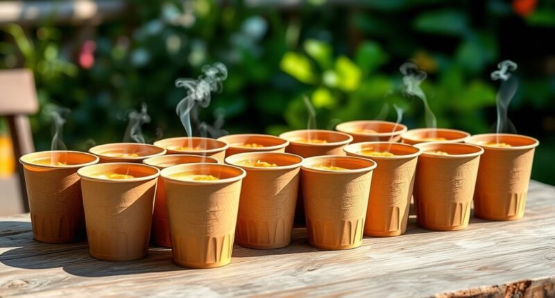 eco friendly compostable soup cups