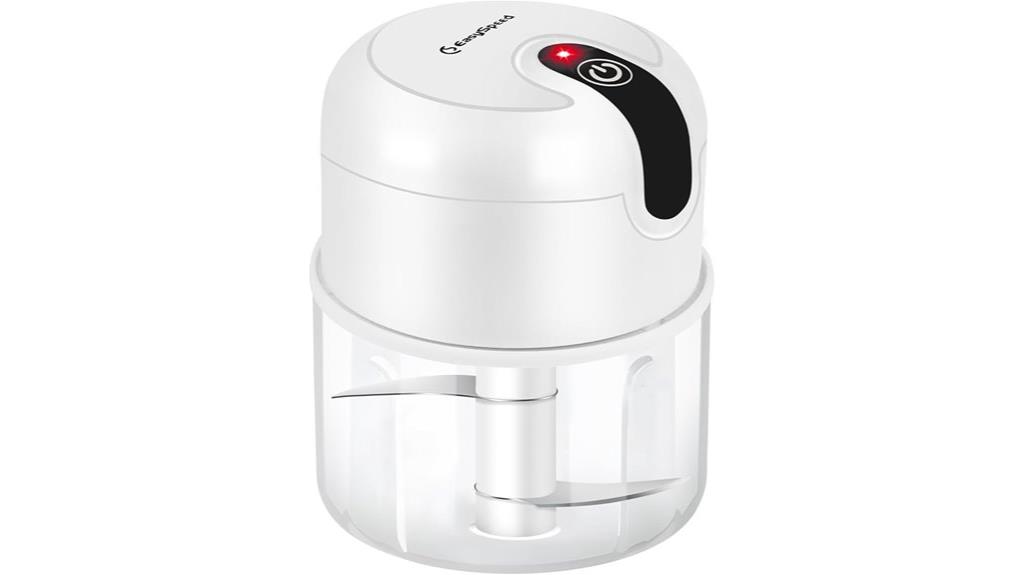 electric garlic chopper cup