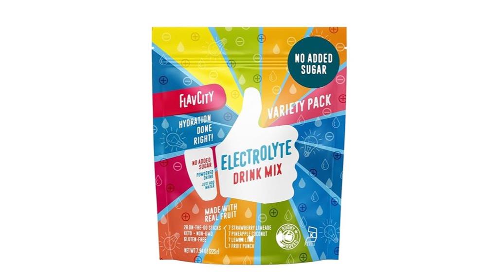 electrolyte powder stick packs