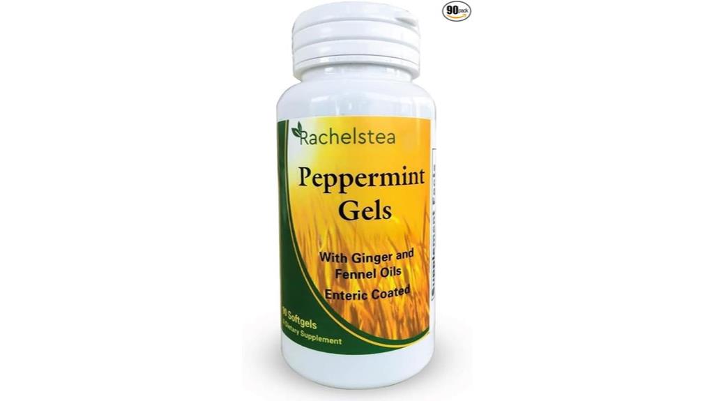 enteric coated peppermint gels