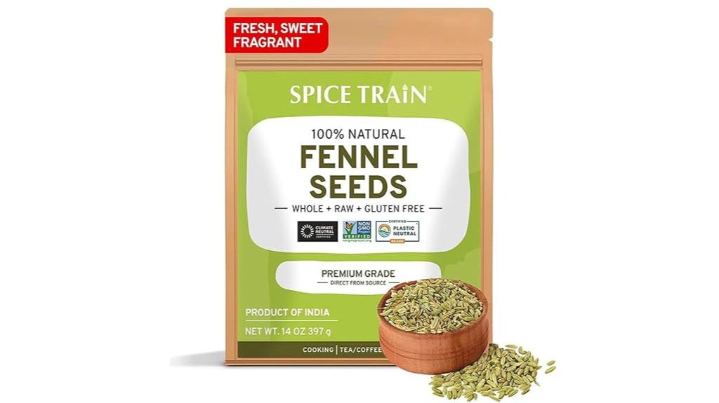 fennel seeds resealable pouch